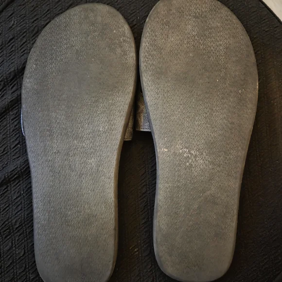 Michael Kors Gray Slide Sandals - Picture 5 of 5